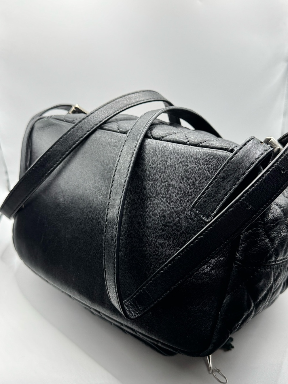Michael Kors Cheyenne Quilted Drawstring Leather Backpack - Picture 11 of 14
